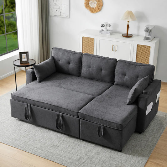 Canapé-lit en L avec Fonction Couchage