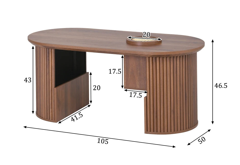 Table Basse Ovale