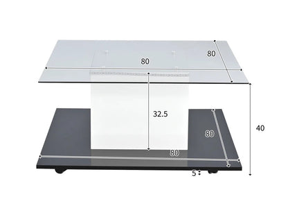 Table Basse Noir & Blanc