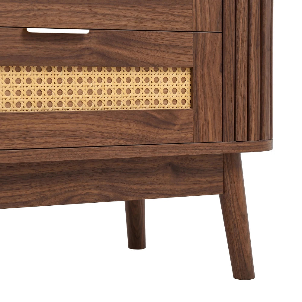 Meuble TV avec portes en verre