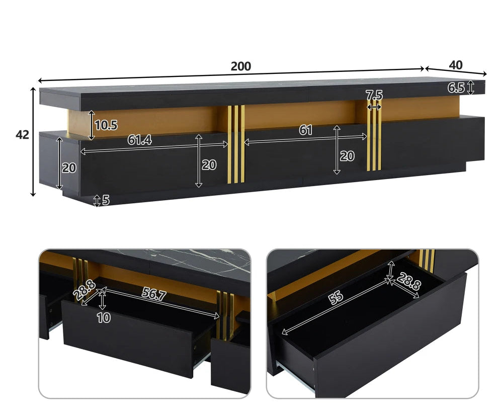 Ensemble Meuble TV & Table Basse