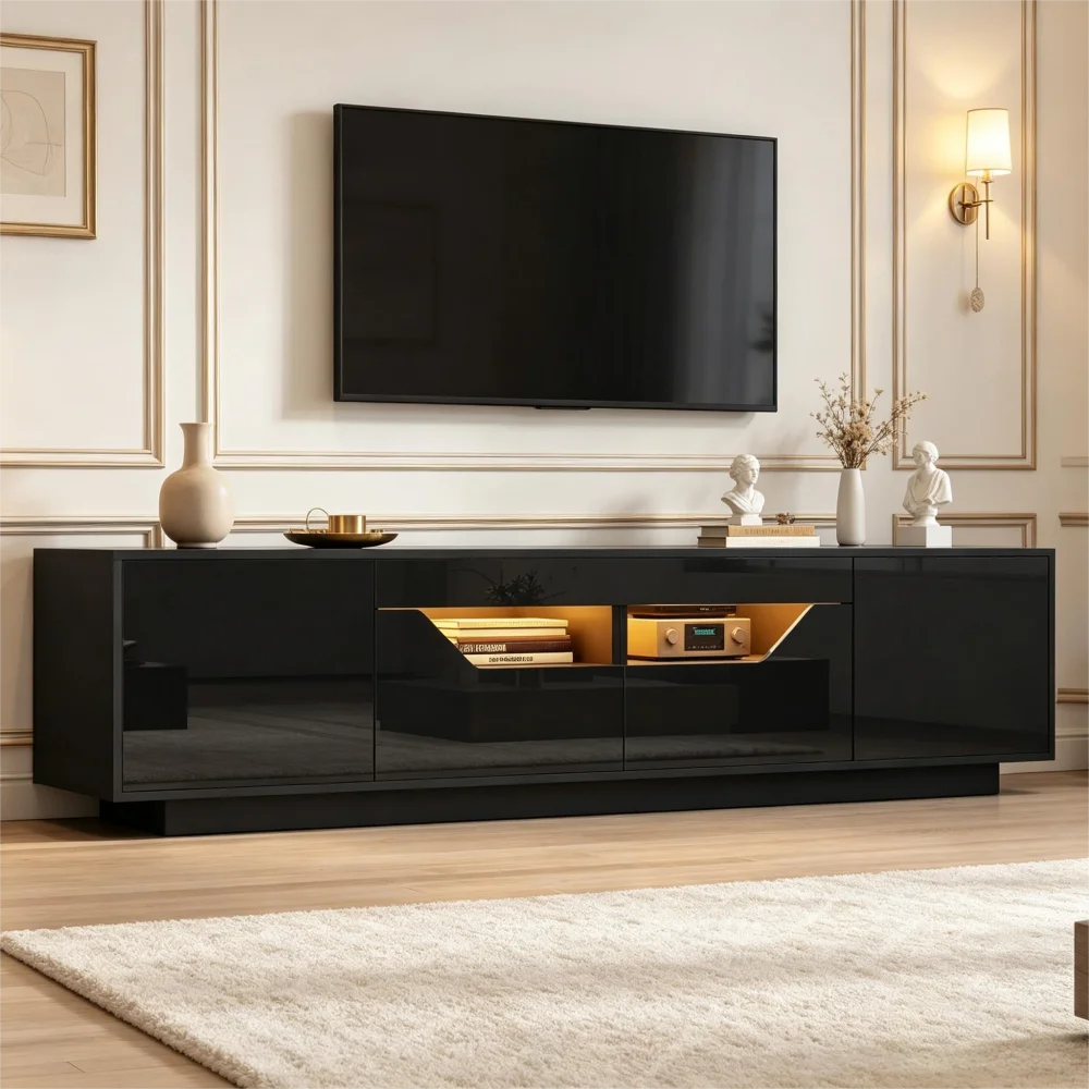 Meuble TV Noir