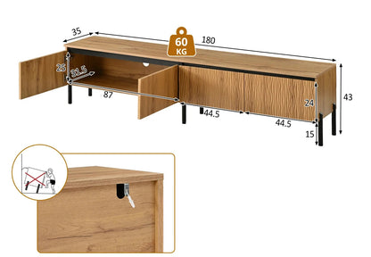 Meuble TV Moderne Naturel
