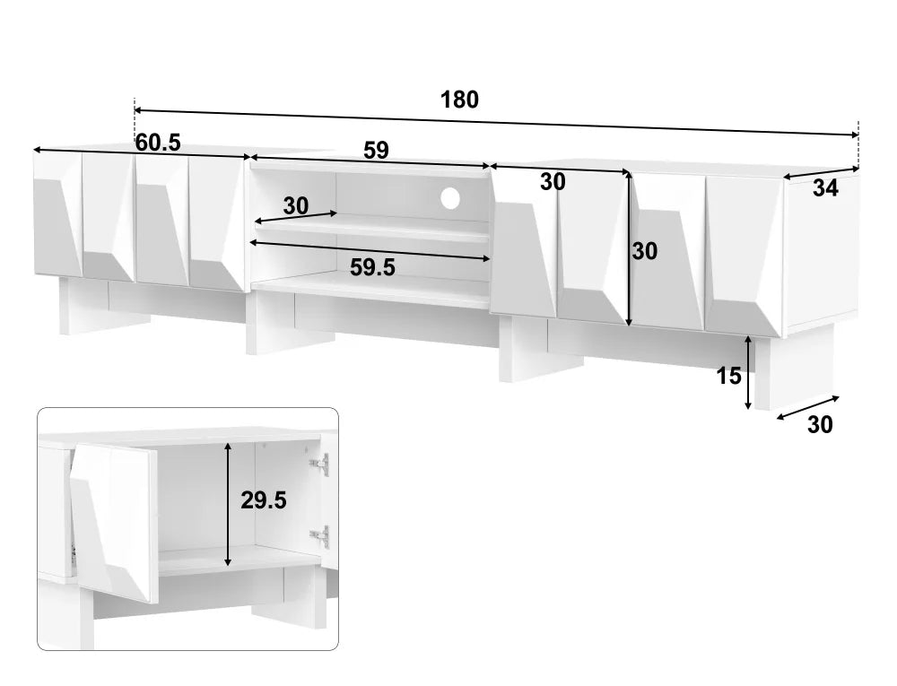 Ensemble Salon Géométrique 3D