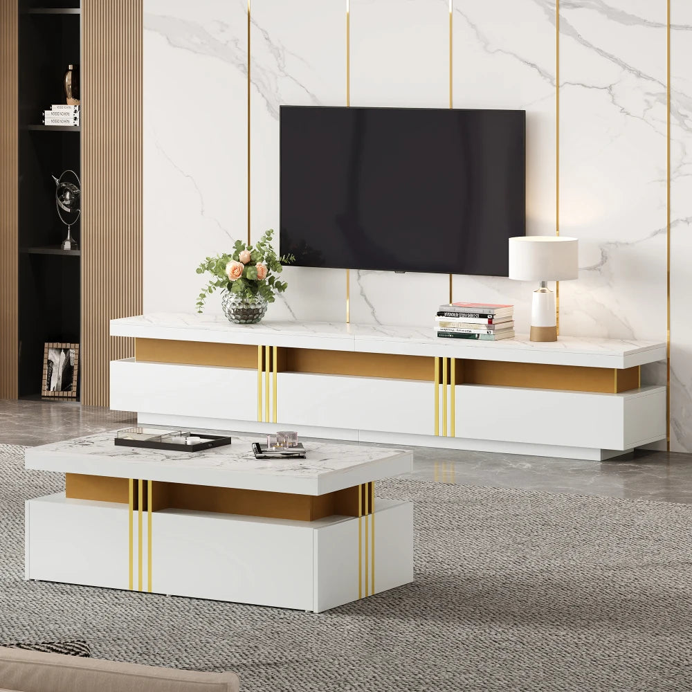 Ensemble Meuble TV & Table Basse