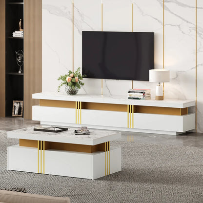 Ensemble Meuble TV & Table Basse