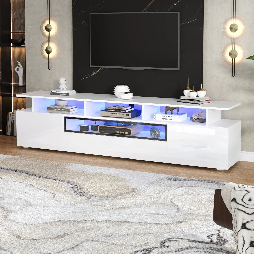 Meuble TV finition brillante