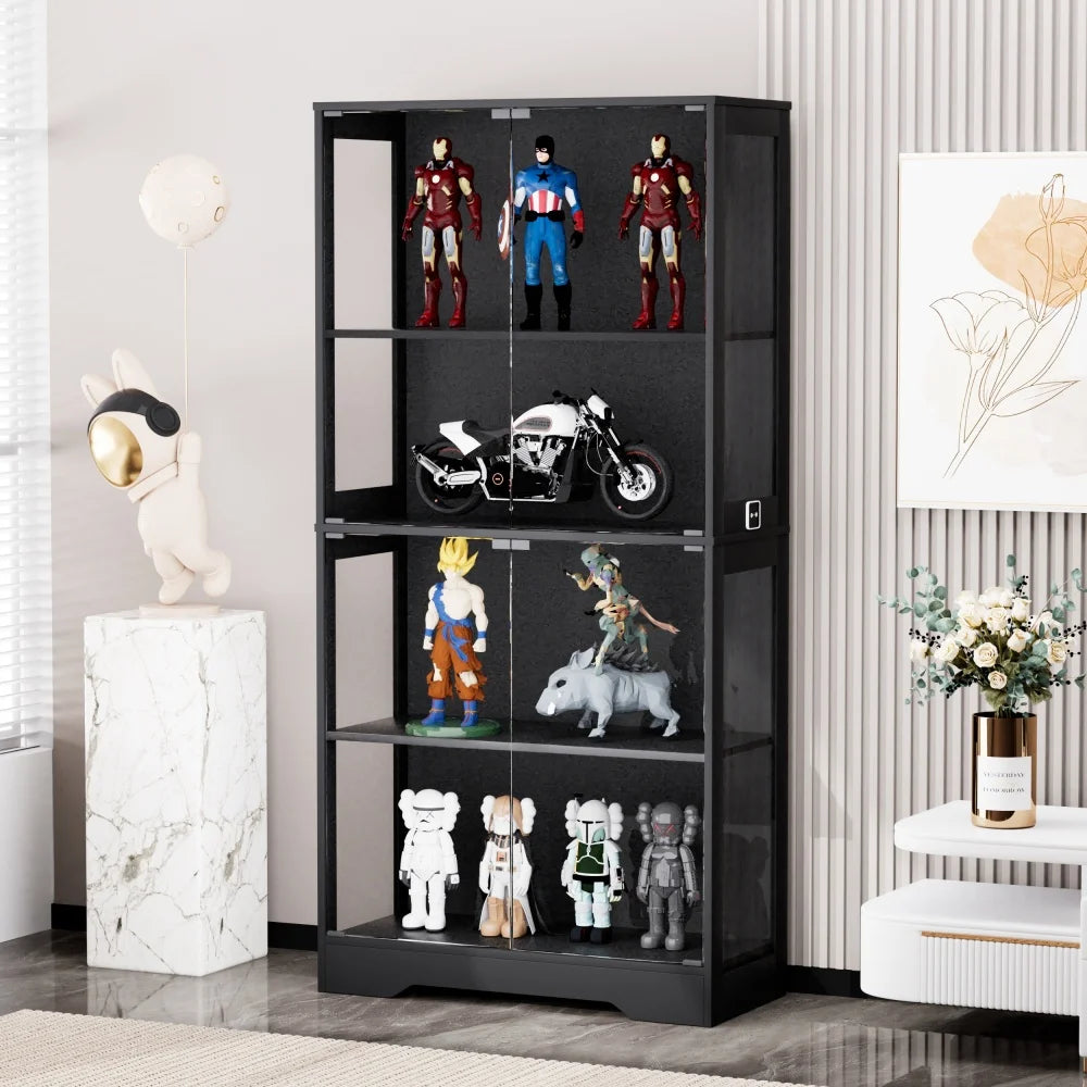 Vitrine 4 Niveaux Verre