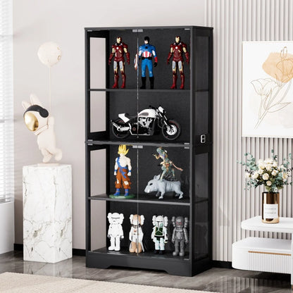 Vitrine 4 Niveaux Verre