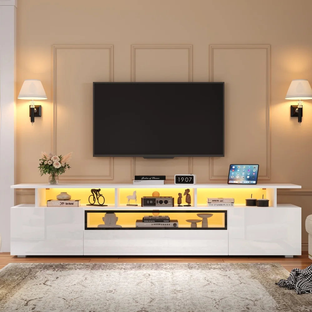 Meuble TV finition brillante