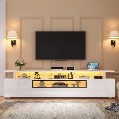 Meuble TV finition brillante