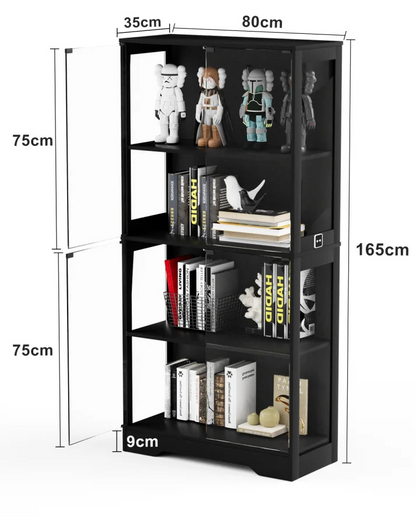 Vitrine 4 Niveaux Verre