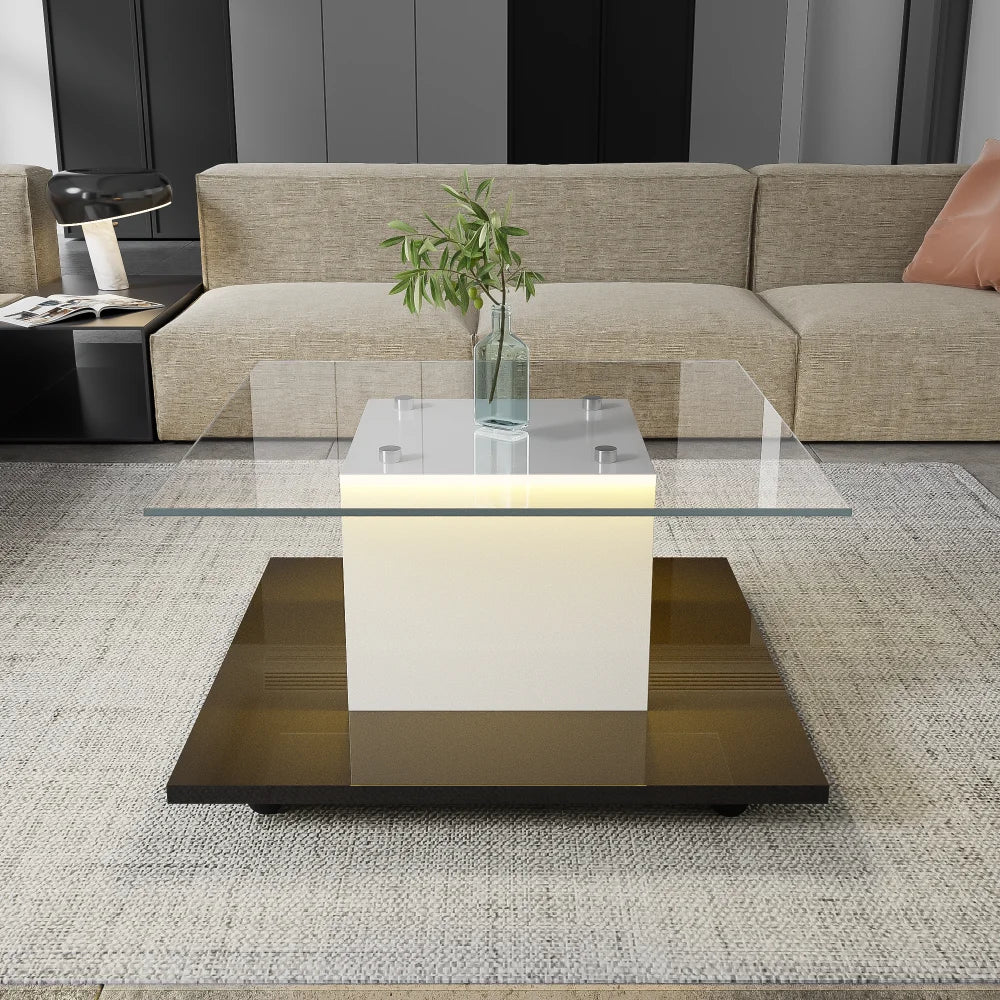 Table Basse Noir & Blanc