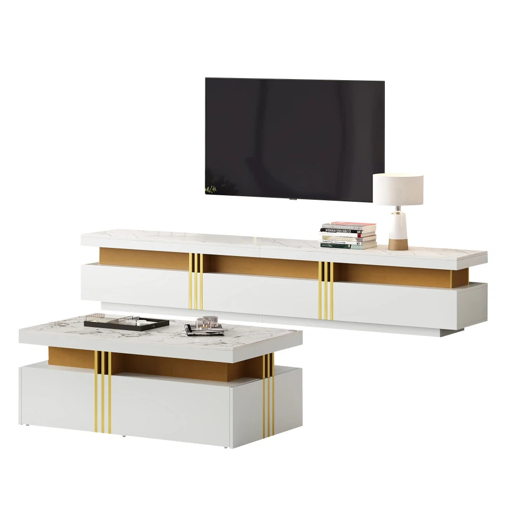 Ensemble Meuble TV & Table Basse