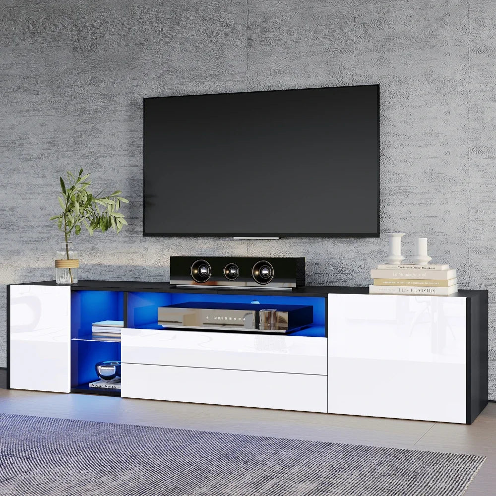 Meuble TV LED Haute Brillance