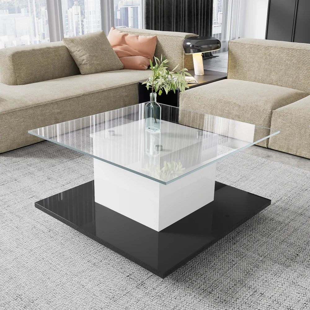Table Basse Noir & Blanc